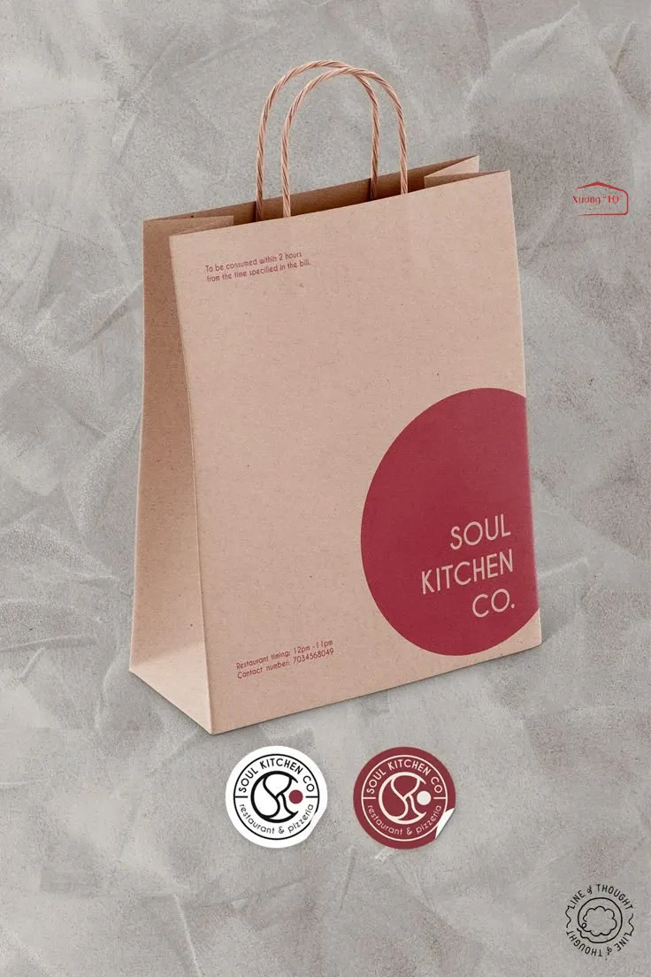 In Túi Giấy Cafe Take-away Chịu Lực Tốt, Giá Xưởng HN